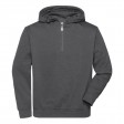 BIO WORK ½ZIP HOODY 70%OCS30%P FullGadgets.com