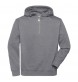 BIO WORK ½ZIP HOODY 70%OCS30%P FullGadgets.com