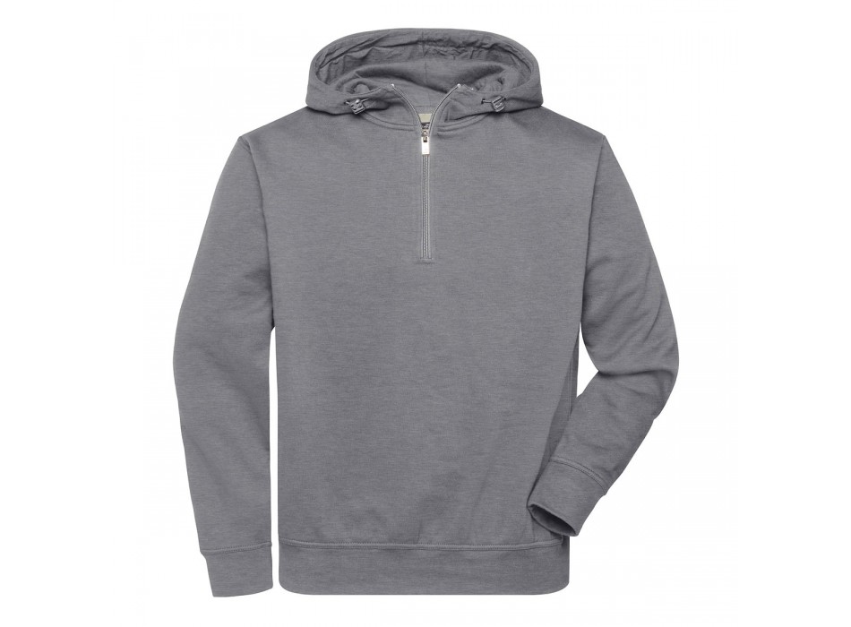 BIO WORK ½ZIP HOODY 70%OCS30%P FullGadgets.com