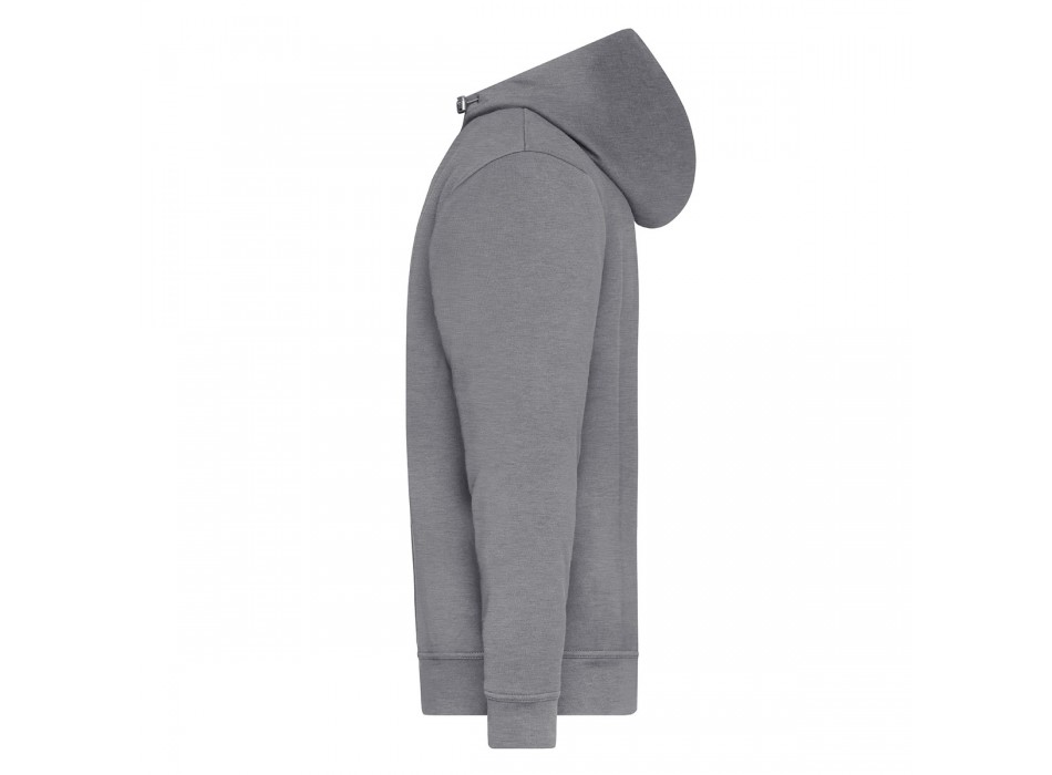 BIO WORK ½ZIP HOODY 70%OCS30%P FullGadgets.com