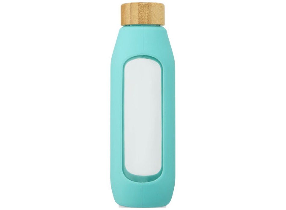 Borraccia in vetro borosilicato da 600 ml con impugnatura in silicone Tidan FullGadgets.com