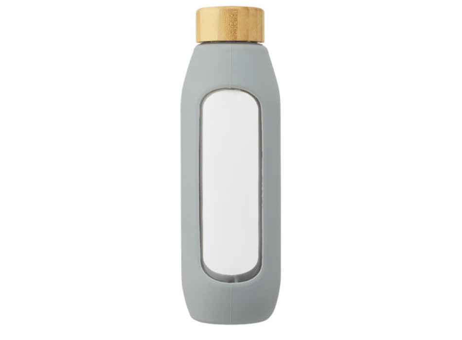 Borraccia in vetro borosilicato da 600 ml con impugnatura in silicone Tidan FullGadgets.com