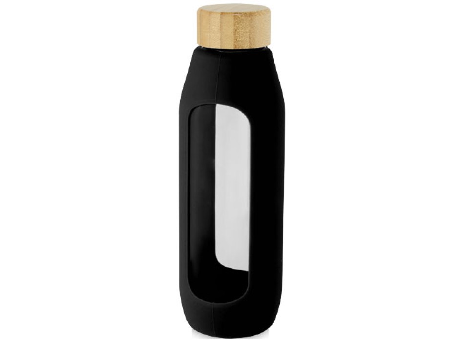 Borraccia in vetro borosilicato da 600 ml con impugnatura in silicone Tidan FullGadgets.com