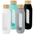 Borraccia in vetro borosilicato da 600 ml con impugnatura in silicone Tidan FullGadgets.com