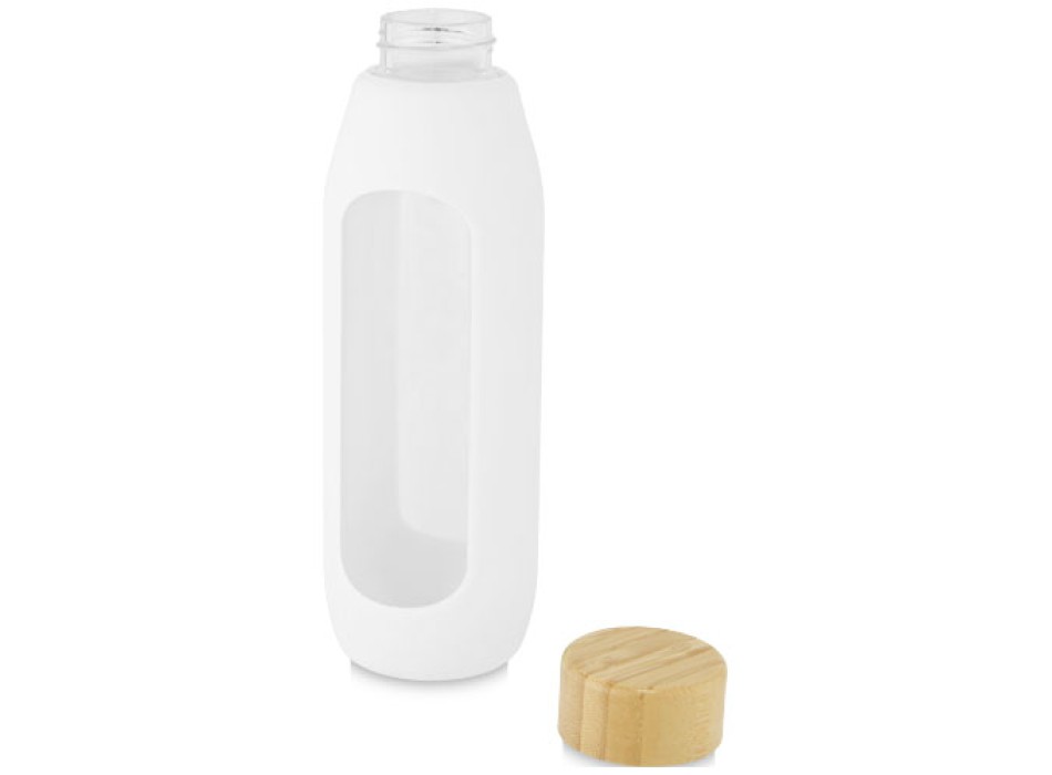 Borraccia in vetro borosilicato da 600 ml con impugnatura in silicone Tidan FullGadgets.com