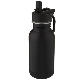 Borraccia sportiva Lina da 400 ml in acciaio inossidabile con cannuccia e anello FullGadgets.com