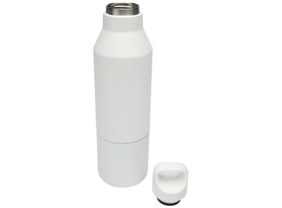 Borraccia termica da 600 ml in acciaio inox riciclato certificato RCS con tazza da 300 ml Odessy FullGadgets.com