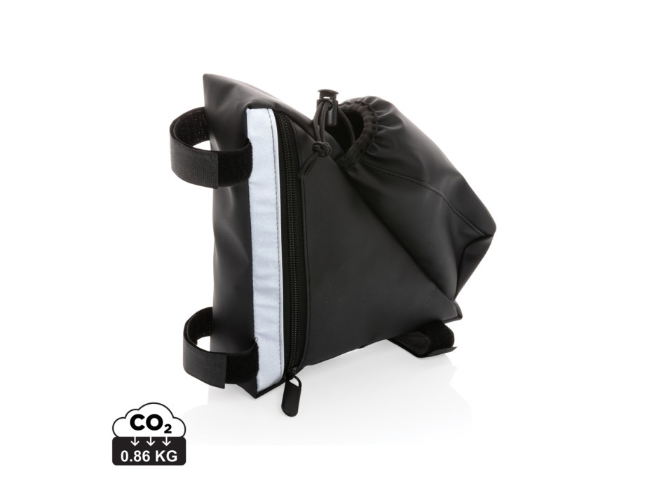 Borsa da bici ad alta visibilità in Pu con portabottiglia FullGadgets.com