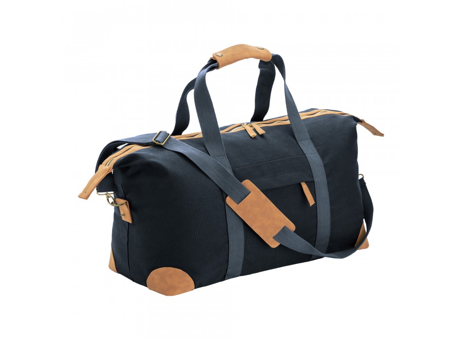 Borsa duffle in canvas  riciclato. tracolla regolabile e removibile con fibbie in metallo FullGadgets.com