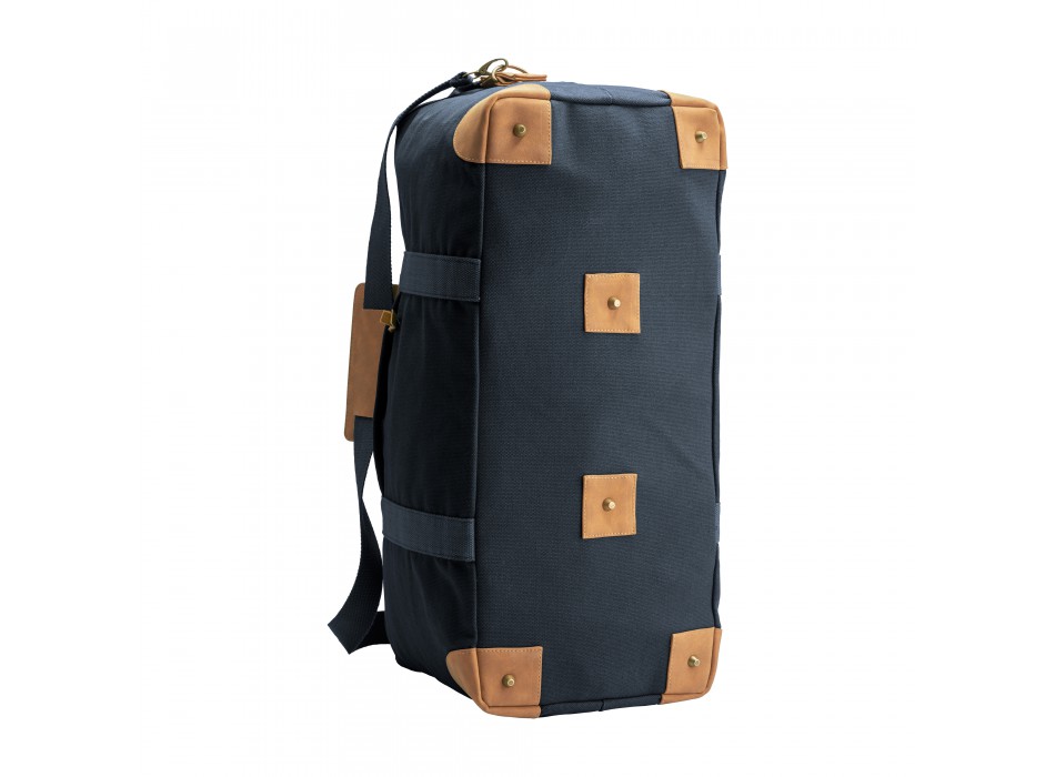 Borsa duffle in canvas  riciclato. tracolla regolabile e removibile con fibbie in metallo FullGadgets.com