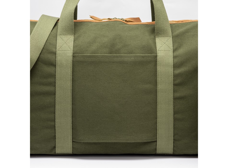 Borsa duffle in canvas  riciclato. tracolla regolabile e removibile con fibbie in metallo FullGadgets.com