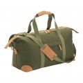 Borsa Duffle In Canvas Riciclato Personalizzabile. Tracolla Regolabile E Removibile Con Fibbie In Metallo