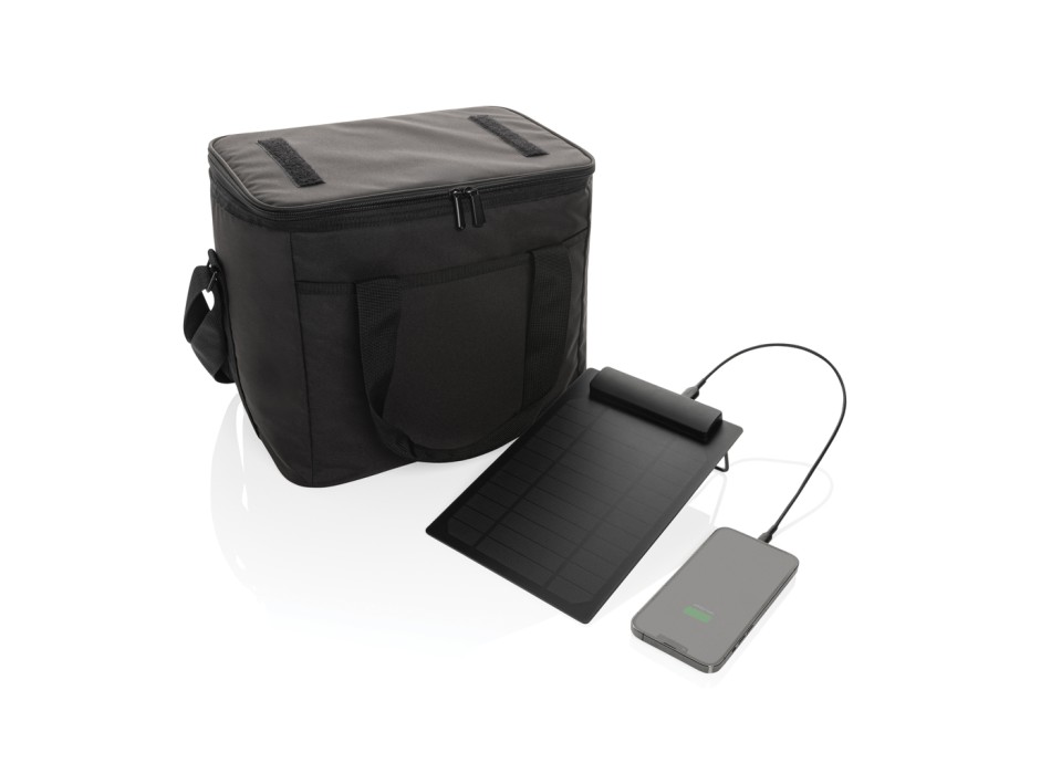 Borsa frigo deluxe Pedro AWARE™ RPET con pannello solare 5W FullGadgets.com