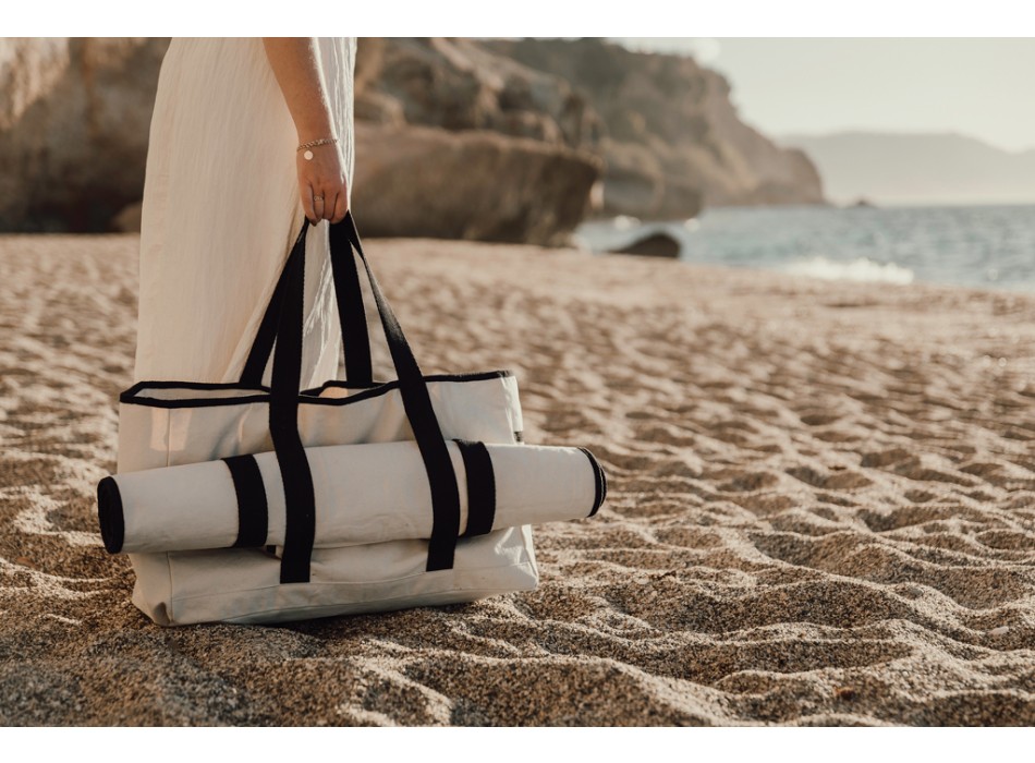 Borsa spiaggia VINGA Volonne in tela riciclata AWARE™ FullGadgets.com