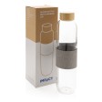 Bottiglia di vetro borosilicato Impact in bambù 750ml FullGadgets.com