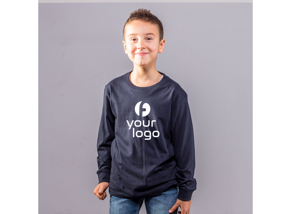 Boys LS tee with cuffs 100%C FullGadgets.com