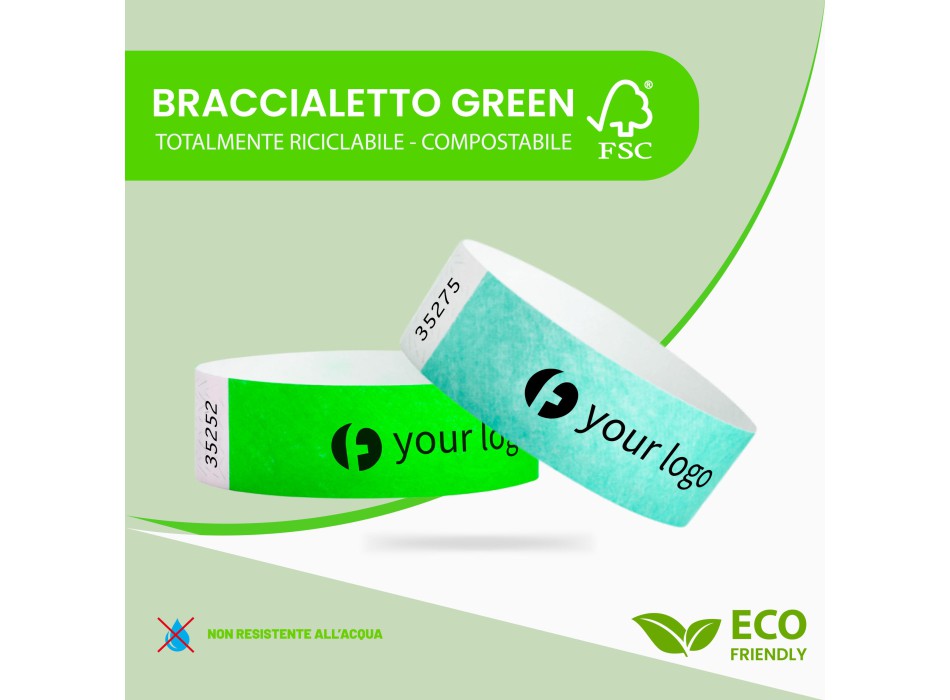 Braccialetti identificativi ecologici   FullGadgets.com