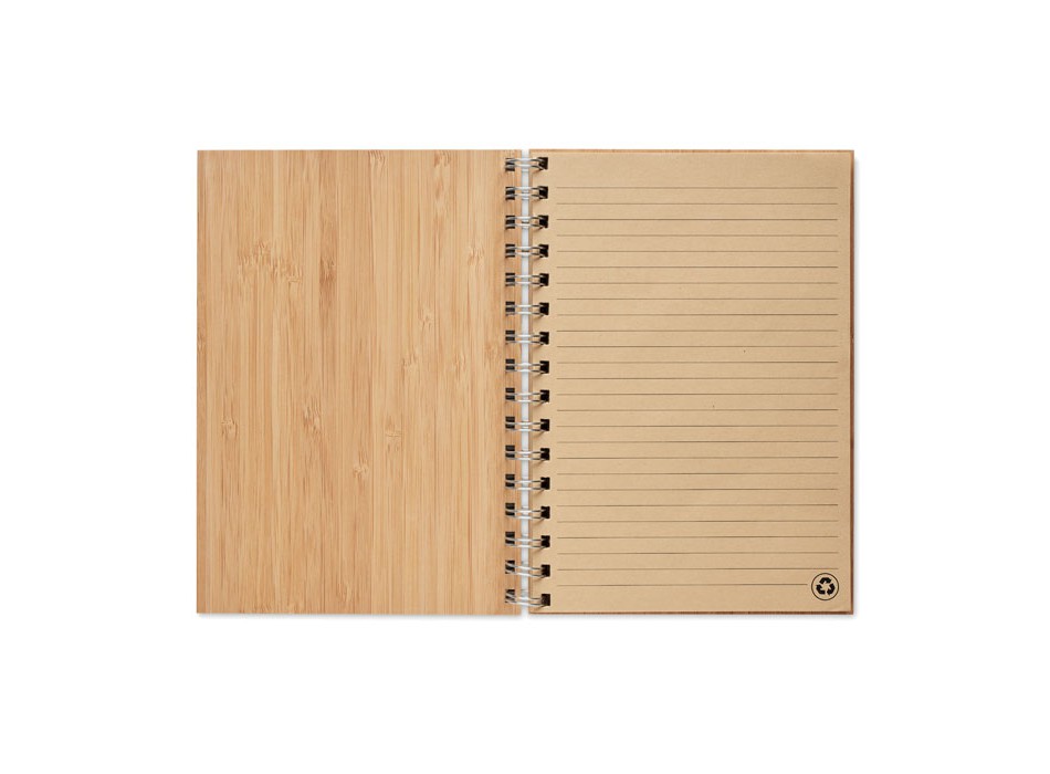 BRAM - Notebook A5 in bamboo rilegato FullGadgets.com