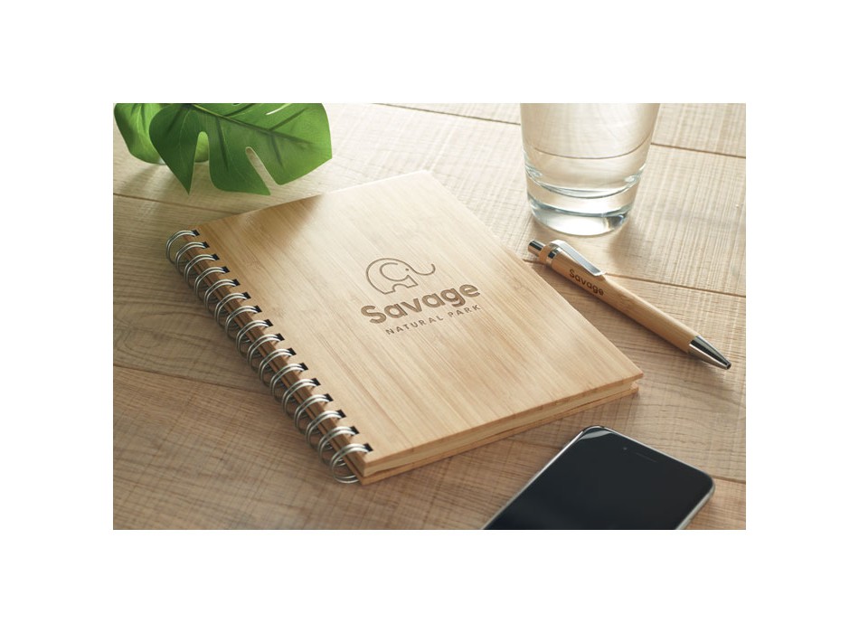 BRAM - Notebook A5 in bamboo rilegato FullGadgets.com