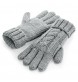 Cable Knit Melange Gloves_x000 FullGadgets.com