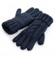 Cable Knit Melange Gloves_x000 FullGadgets.com