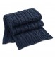 Cable Knit Melange Scarf100%A FullGadgets.com