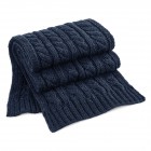 Cable Knit Melange Scarf100%A FullGadgets.com