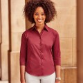 Camicia Donna Personalizzabile Manica 3/4 in 97% Cotone e 3% Elastane |RUSSELL EUROPE