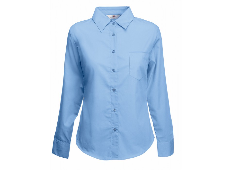 CAMICIA M/LPOPE.DONNA 55%C45%P FullGadgets.com