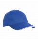 Cappellino in cotone pesante, 6 pannelli con visiera "sandwich" FullGadgets.com