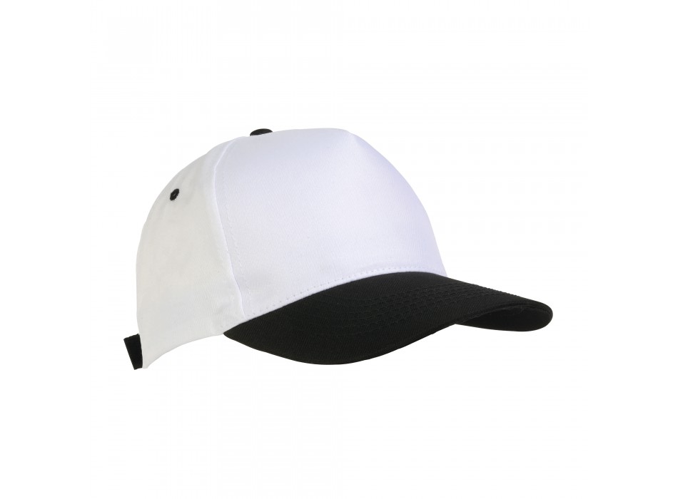 Cappellino in poliestere, 5 pannelli, regolazione a velcro FullGadgets.com