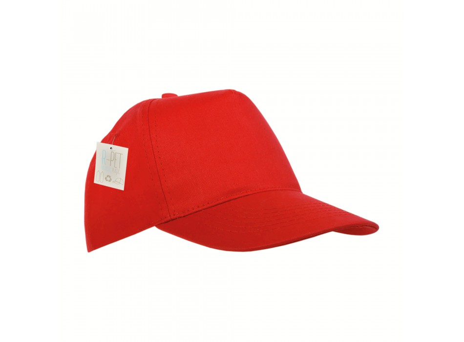 Cappellino in rpet, 5 pannelli con anellini ricamati FullGadgets.com