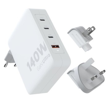 Caricabatterie da viaggio da 14 0W con cavo USB-C PD da 240 W Xtorm XVC2140 GaN Ultra FullGadgets.com