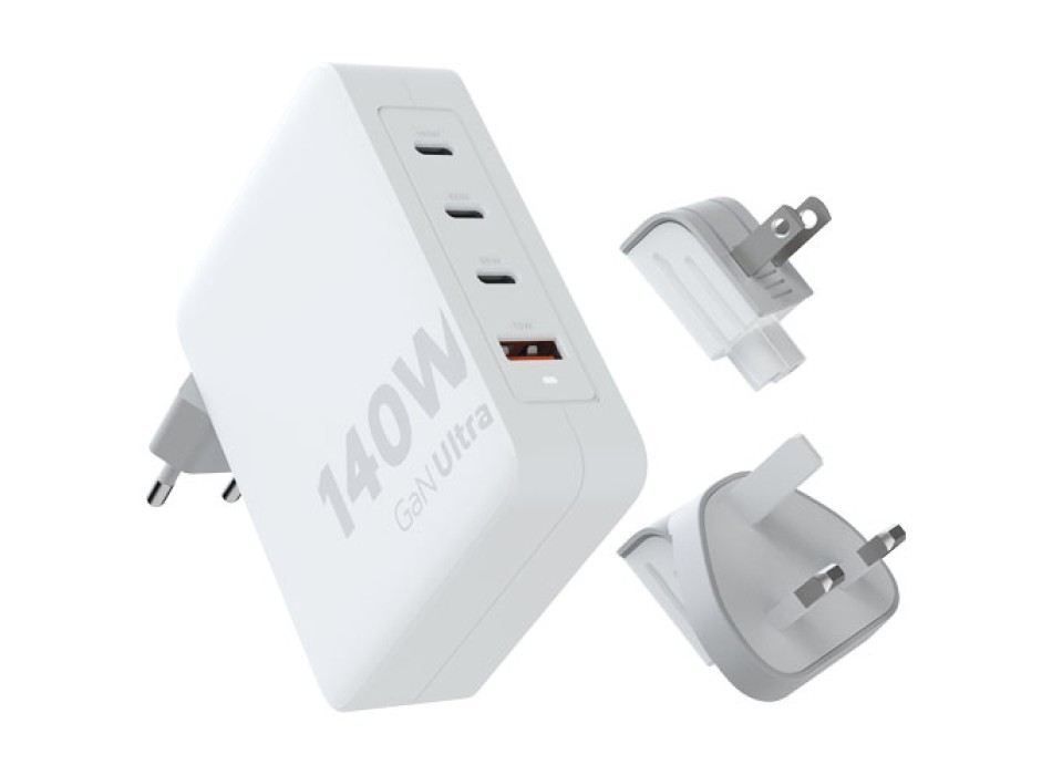 Caricabatterie da viaggio da 14 0W con cavo USB-C PD da 240 W Xtorm XVC2140 GaN Ultra FullGadgets.com