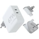 Caricabatterie da viaggio da 67 W con cavo USB-C PD da 100 W Xtorm XVC2067 GaN Ultra FullGadgets.com