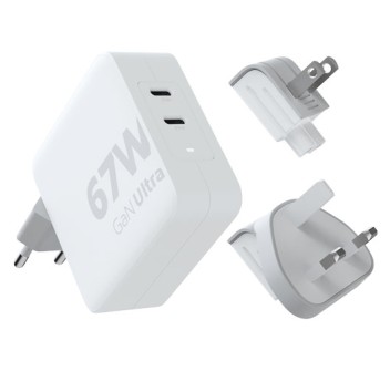 Caricabatterie da viaggio da 67 W con cavo USB-C PD da 100 W Xtorm XVC2067 GaN Ultra FullGadgets.com