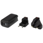 Caricabatterie da viaggio PD in plastica riciclata da 25 W ADAPT FullGadgets.com