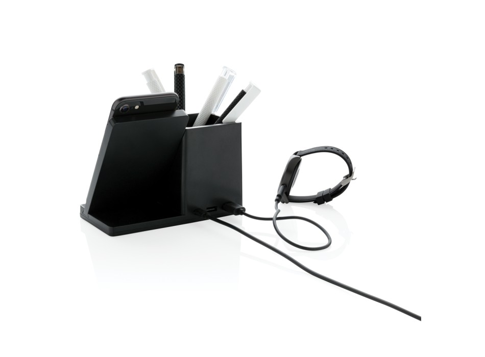 Caricatore wireless 10W Ontario in plastica riciclata RCS FullGadgets.com