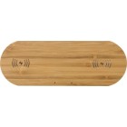 Caricatore wireless doppia posizione in bamboo Tatum FullGadgets.com