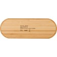 Caricatore wireless doppia posizione in bamboo Tatum FullGadgets.com