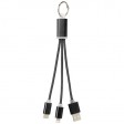 Cavo di ricarica 3 in 1 Metal con clip FullGadgets.com