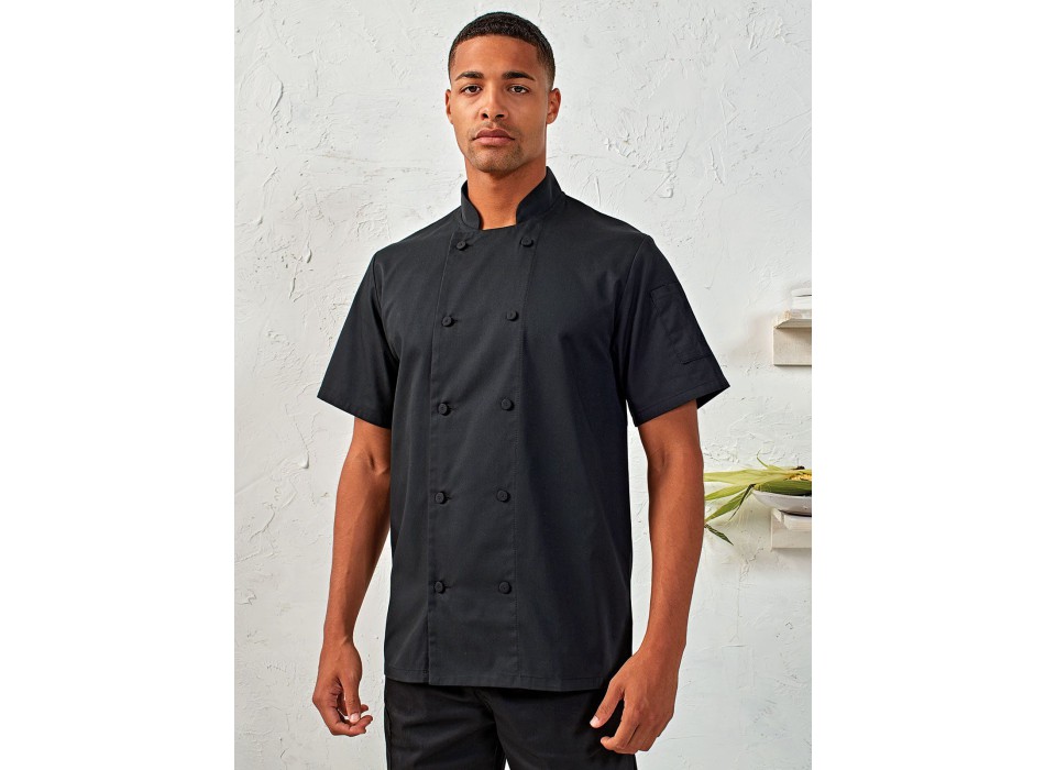 Chef's Coolchecker® Short Sleeve Jacket FullGadgets.com