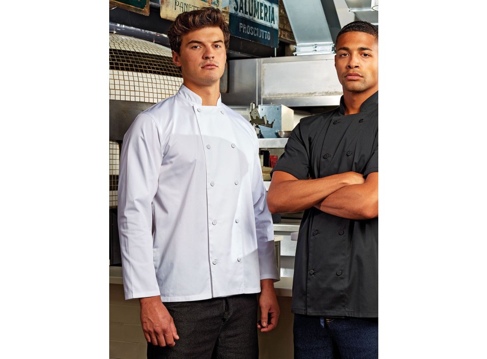 Chef's LS Coolchecker Jacket With Mesh Back Panel ack Panel FullGadgets.com