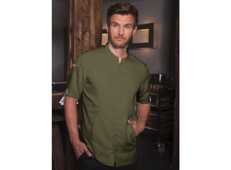 Chefs Jacket Short-Sleeve Green Generation FullGadgets.com