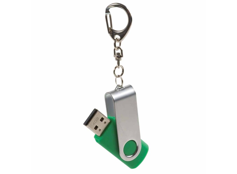 Chiavetta girevole usb 8gb abs gommata/metallo possibilità di import su richiesta FullGadgets.com