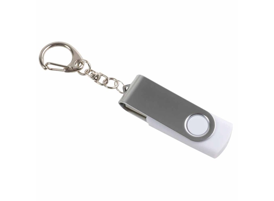 Chiavetta girevole usb 8gb abs gommata/metallo possibilità di import su richiesta FullGadgets.com