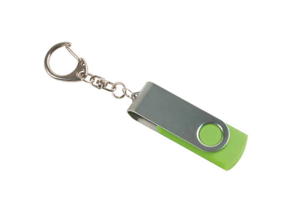 Chiavetta girevole usb 8gb abs gommata/metallo possibilità di import su richiesta FullGadgets.com