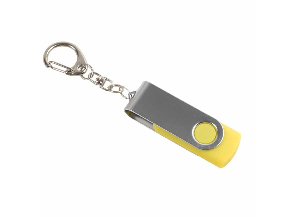 Chiavetta girevole usb 8gb abs gommata/metallo possibilità di import su richiesta FullGadgets.com