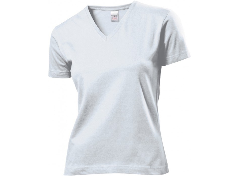 CLASSIC V-NECK WOM STEDM 100%C FullGadgets.com