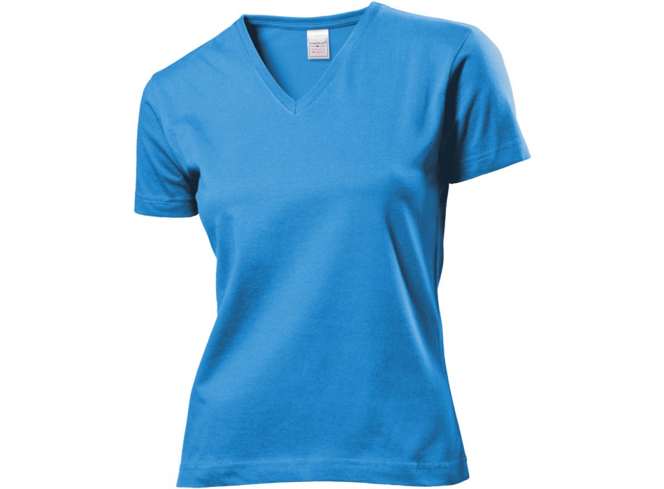 CLASSIC V-NECK WOM STEDM 100%C FullGadgets.com